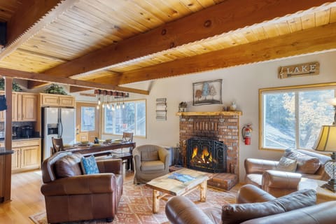 Gather with friends and family for a game night in the main living area!