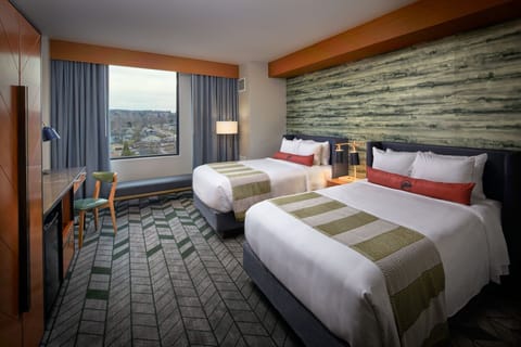 Deluxe 2 Queen Room | Premium bedding, down comforters, pillowtop beds, in-room safe