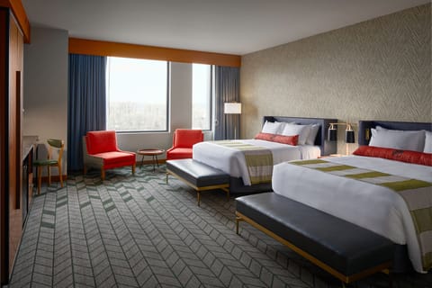 Luxury 2 Queen Room | Premium bedding, down comforters, pillowtop beds, in-room safe