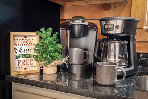 Your festive coffee station, ready for a winter morning.