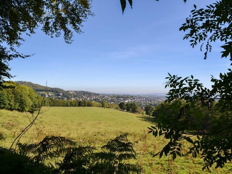 The town of Crieff nestling in the Perthshire countryside