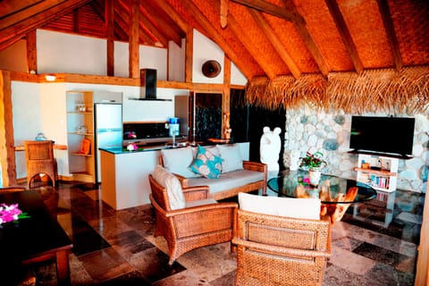 Luxury Villa, 2 Bedrooms, Private Pool, Beachfront | Premium bedding, pillowtop beds, in-room safe, desk