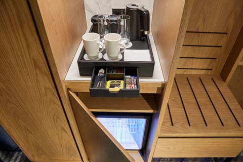 In-room safe, desk, laptop workspace, blackout drapes