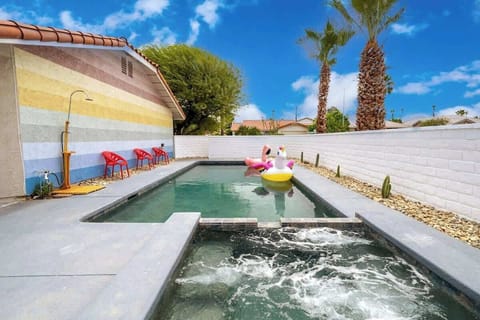 Heated pool and spa 