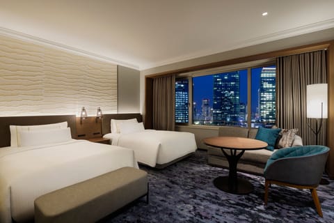 Luxury Twin Room, 2 Double Beds, Non Smoking, City View (Renovated) | Premium bedding, down comforters, minibar, in-room safe