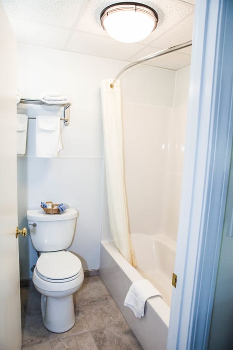 Standard Room, 2 Queen Beds, Non Smoking | Bathroom | Bathtub, eco-friendly toiletries, hair dryer, towels