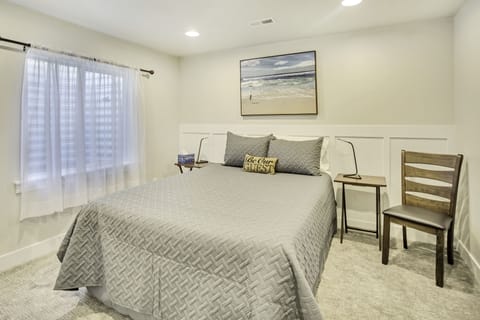 Design Apartment | Down comforters, pillowtop beds, individually decorated