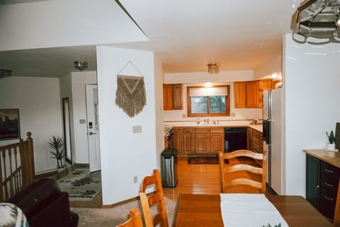 View from the dining table.