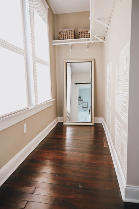Master walk-in closet