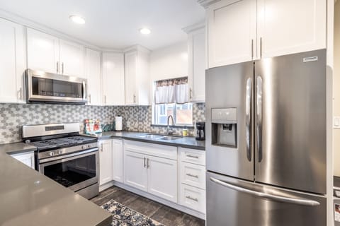 Newly remodeled kitchen