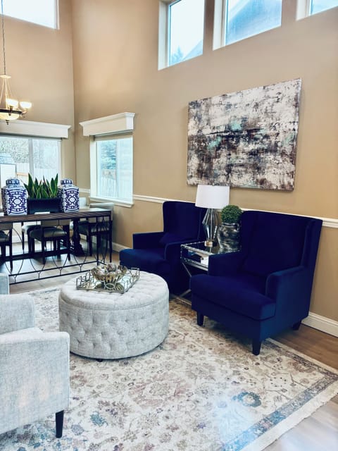 20ft High Ceiling Formal LivingRoom