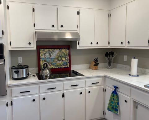 Kitchen with cooktop
