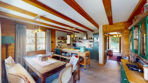 Kitchen with Large Dining Area