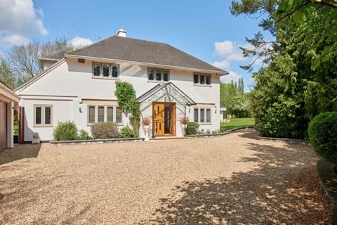 Front of house and parking