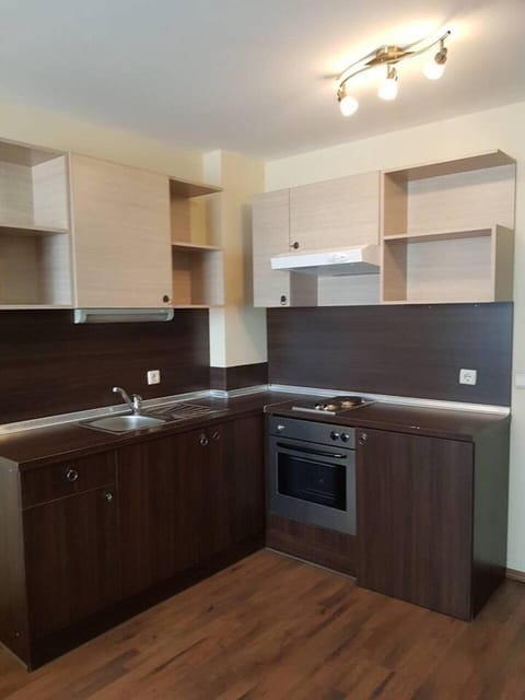 Apartment | Private kitchen | Fridge, microwave, oven, stovetop