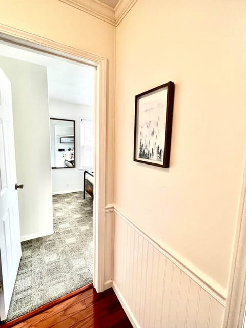 Short hall to second bedroom.