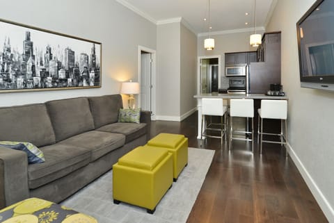 Executive Suite, 2 Bedrooms | In-room safe, individually decorated, individually furnished, desk