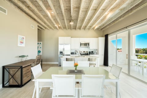 Penthouse, 2 Bedrooms, Ocean View | Living area | Flat-screen TV
