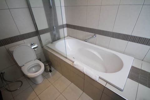 Executive Room | Bathroom | Free toiletries, hair dryer, towels