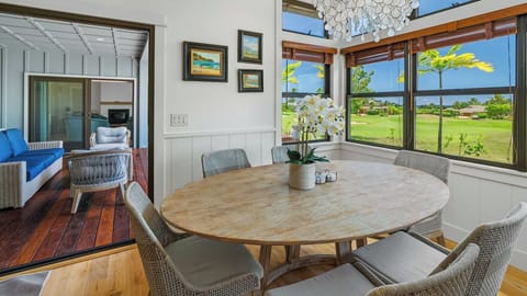 Kukuiula Makai Cottage #71 - Kitchen Breakfast Nook & Lanai - Parrish Kauai