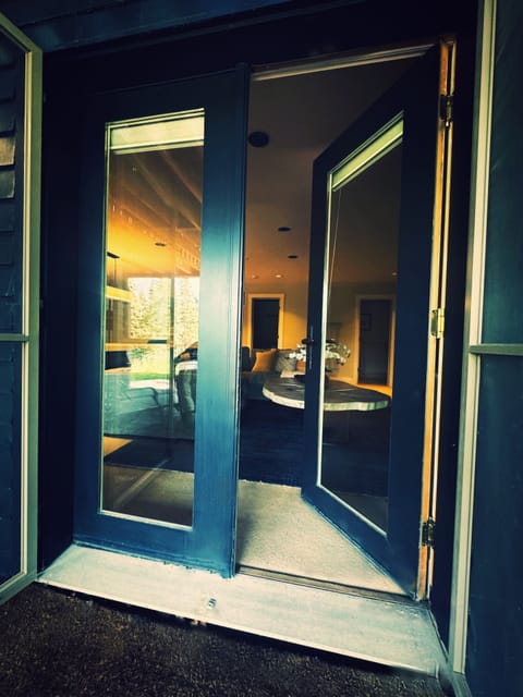 Entrance to garden level rental.