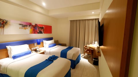 Deluxe Room (Great Joy) | Premium bedding, down comforters, pillowtop beds, minibar