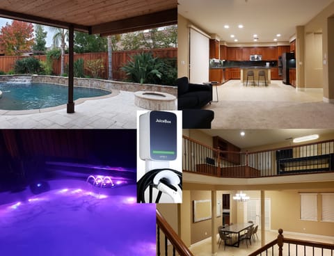 Tesla EV Charger w/Powerwall back up, pool, waterfall, hot tub, pool table.  