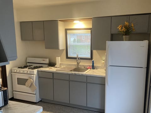 Fully stocked kitchen with all the basics.