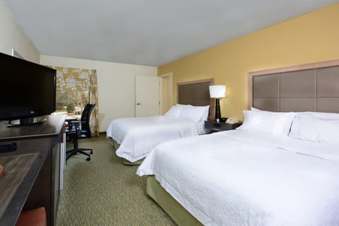 Room, 2 Queen Beds, Accessible, Non Smoking (Roll-in Shower) | Premium bedding, pillowtop beds, in-room safe, desk