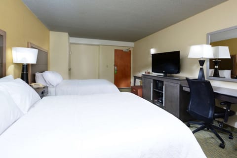 Room, 2 Queen Beds, Accessible, Non Smoking (Roll-in Shower) | Premium bedding, pillowtop beds, in-room safe, desk