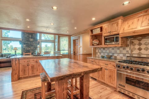 Kitchen looking into the dining room