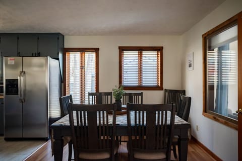 Share lakeside meals surrounded by warm light and good company- this table has hosted laughter, stories, and memories you`ll want to relive.