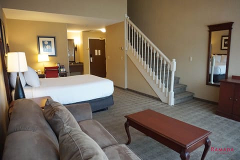 Suite, 2 Queen Beds, Non Smoking (Loft) | In-room safe, desk, blackout drapes, iron/ironing board