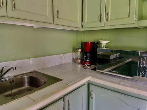 Standard Double Room | Private kitchen | Full-size fridge, microwave, oven, stovetop