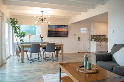 Floor #1 (Condo #1) open concept living room, dining, room, and kitchen.