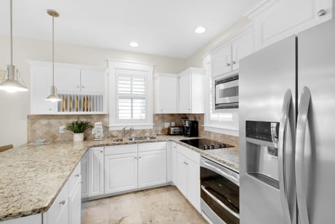 Kitchen has everything your chef needs