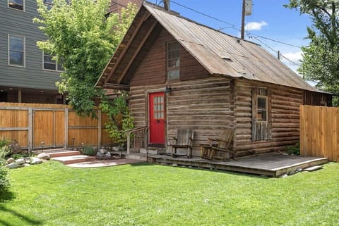 Your lush, private cabin and back yard in the center of Downtown Carbondale