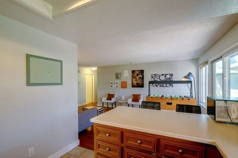 Practical kitchen cpunter with storage space