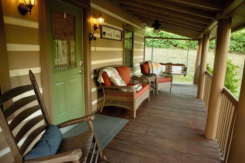 The heart of a mountain home is the front porch.  Sit, sip and enjoy porch life.