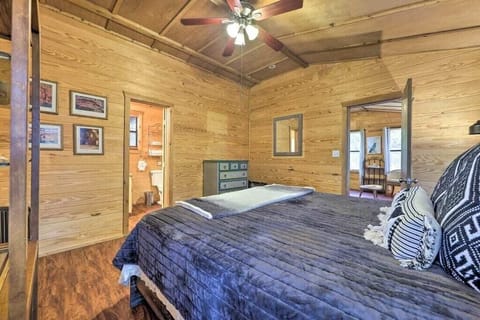 Master bedroom with ensuite bathroom