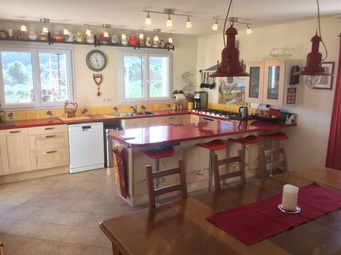 Kitchen with breakfast bar