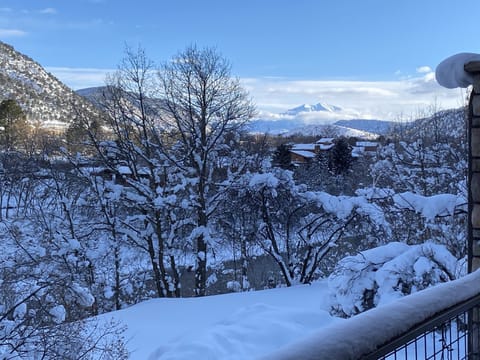 Amazing views of Mt. Sopris and the Roaring Fork river in the winter.