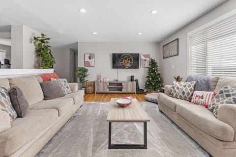 We decorate the home for Christmas during December!