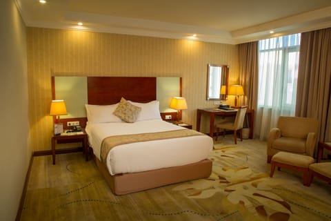 Deluxe Room | Egyptian cotton sheets, premium bedding, pillowtop beds, minibar