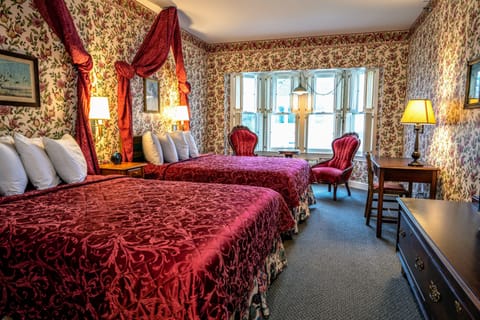 Deluxe Room, 2 Queen Beds (Standard view) | Individually decorated, iron/ironing board, free WiFi, bed sheets