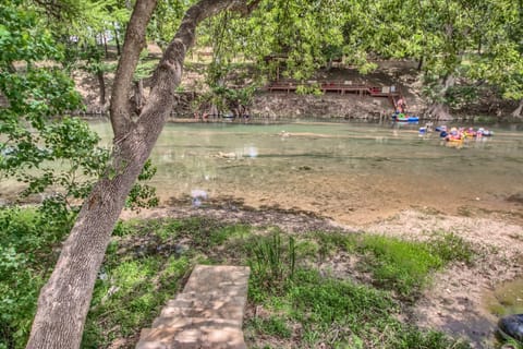 Direct access to the Guadalupe River just across the street from the houses!