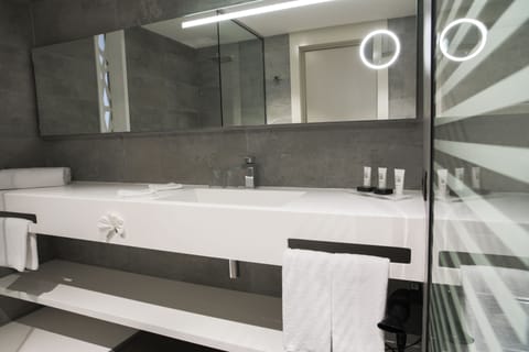 Superior Room | Bathroom | Hydromassage showerhead, free toiletries, hair dryer, bathrobes