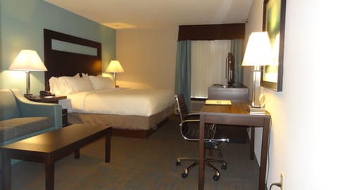 Suite, 1 King Bed (Additional Living Area) | In-room safe, blackout drapes, iron/ironing board, travel crib
