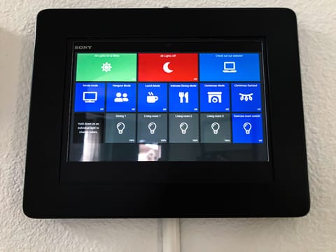 Smarthome dashboard to control smart lights on the ground level. 