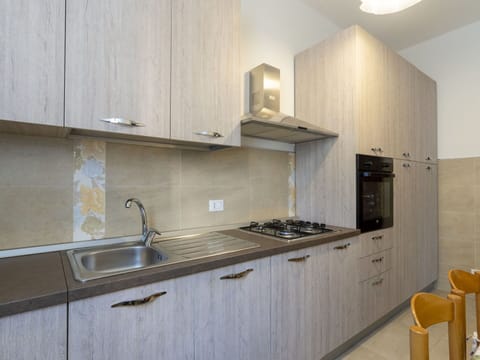 Kitchen Sink, Cabinetry, Property, Tap, Countertop, Sink, Kitchen, Plumbing Fixture, Wood, Building